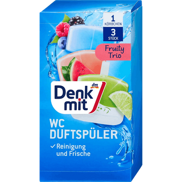 Denk Mit Wc туалетний блок гелевий тріо фруктовий 3 шт 11109 фото
