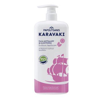 Karavaki гель для душу та піна мигдальне молоко 750 мл 11744 фото