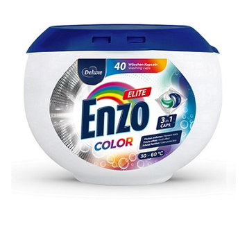 Deluxe Enzo Elite Color капсули для прання кольорових тканин 40 шт 14342 фото